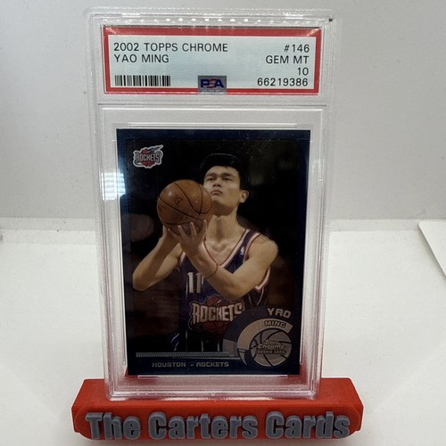 2002 Topps Chrome Yao Ming #146 card