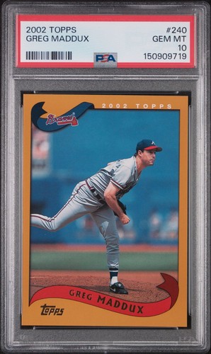 2002 Topps Greg Maddux #240 card