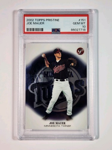 2002 Topps Pristine Joe Mauer #151 card