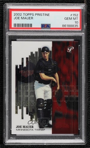 2002 Topps Pristine Joe Mauer #152 card