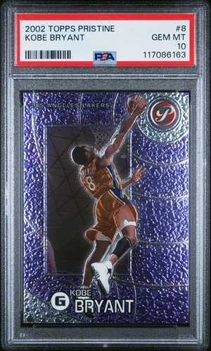2002 Topps Pristine Kobe Bryant #8 card