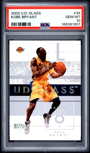 2002 Upper Deck Glass Kobe Bryant #34 card