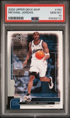 2002 Upper Deck MVP Michael Jordan #184 card