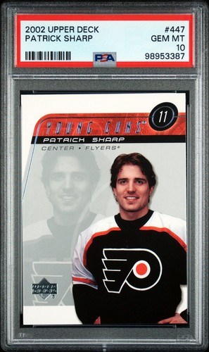 2002 Upper Deck Patrick Sharp #447 card