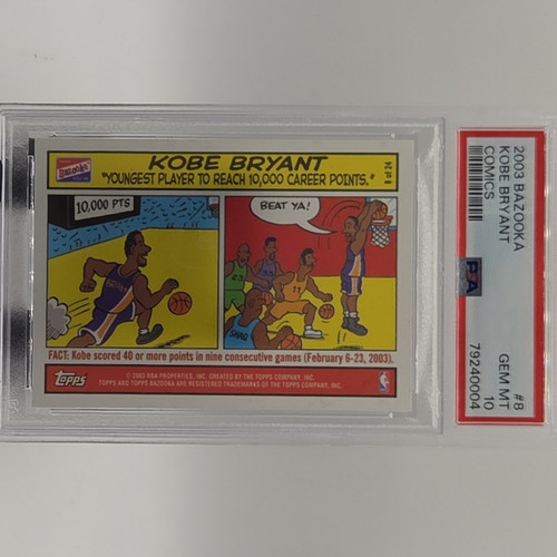 2003 Bazooka Kobe Bryant #8 card
