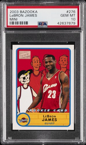 2003 Bazooka LeBron James [Mini] #276 card