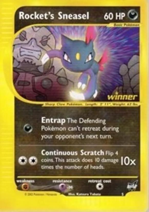 2003 Best of Game Rocket's Sneasel [Winner] #5 card