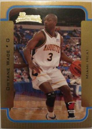 2003 Bowman Dwyane Wade [Gold] #149 card