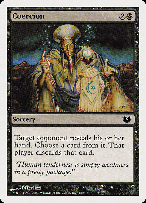 2003 Eighth Edition Coercion #122 card