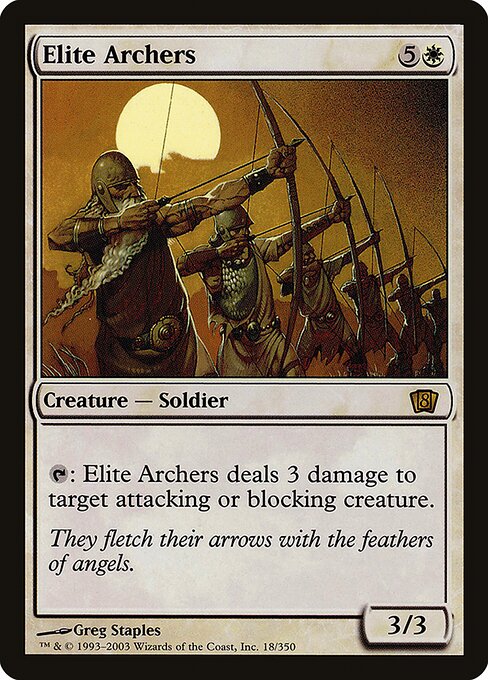 2003 Eighth Edition Elite Archers #18★ card
