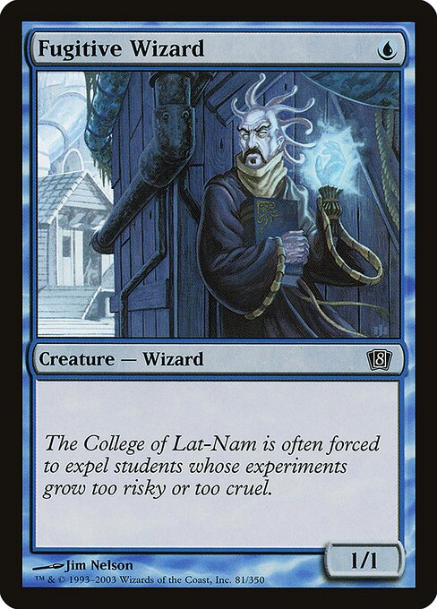 2003 Eighth Edition Fugitive Wizard #81★ card