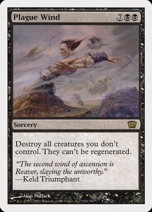 2003 Eighth Edition Plague Wind #155 card
