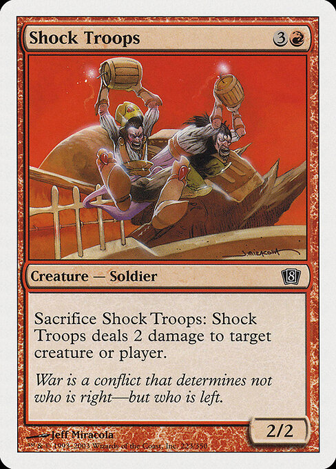 2003 Eighth Edition Shock Troops #223 card