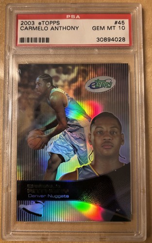 2003 Etopps Carmelo Anthony #45 card
