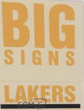 2003 Fleer Platinum Big Signs Kobe Bryant #5 card