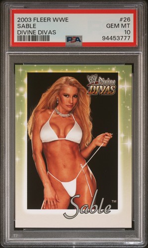2003 Fleer WWE Divine Divas Sable #26 card