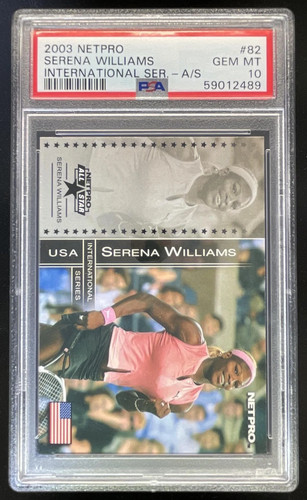 2003 NetPro International Series Serena Williams #82 card
