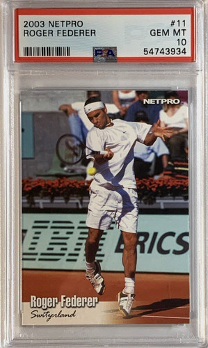 2003 NetPro Roger Federer #11 card