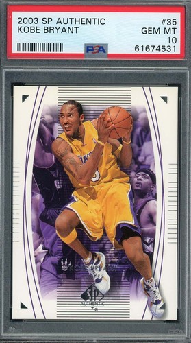 2003 SP Authentic Kobe Bryant #35 card