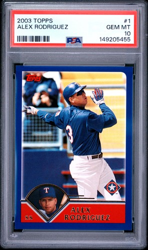2003 Topps Alex Rodriguez #1 card