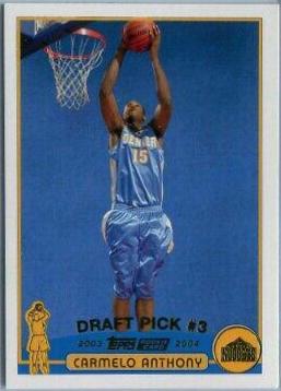 2003 Topps Carmelo Anthony [Collection] #223 card