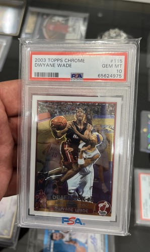 2003 Topps Chrome Dwyane Wade #115 card