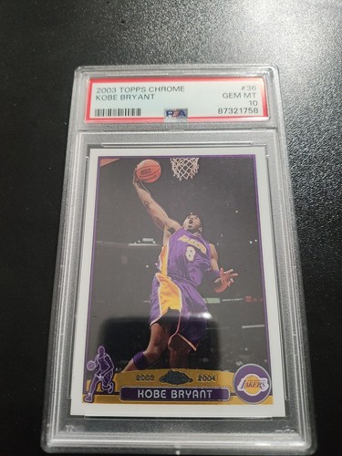 2003 Topps Chrome Kobe Bryant #36 card