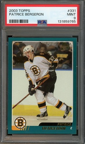 2003 Topps Patrice Bergeron #331 card