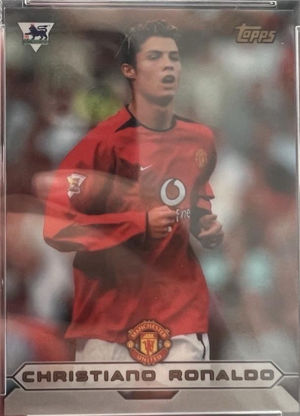 2003 Topps Premier Gold Cristiano Ronaldo #MU6 card