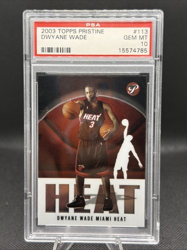 2003 Topps Pristine Dwyane Wade #113 card
