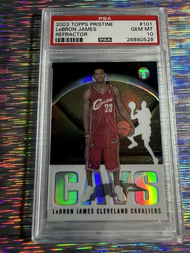 2003 Topps Pristine LeBron James [Refractor] #101 card