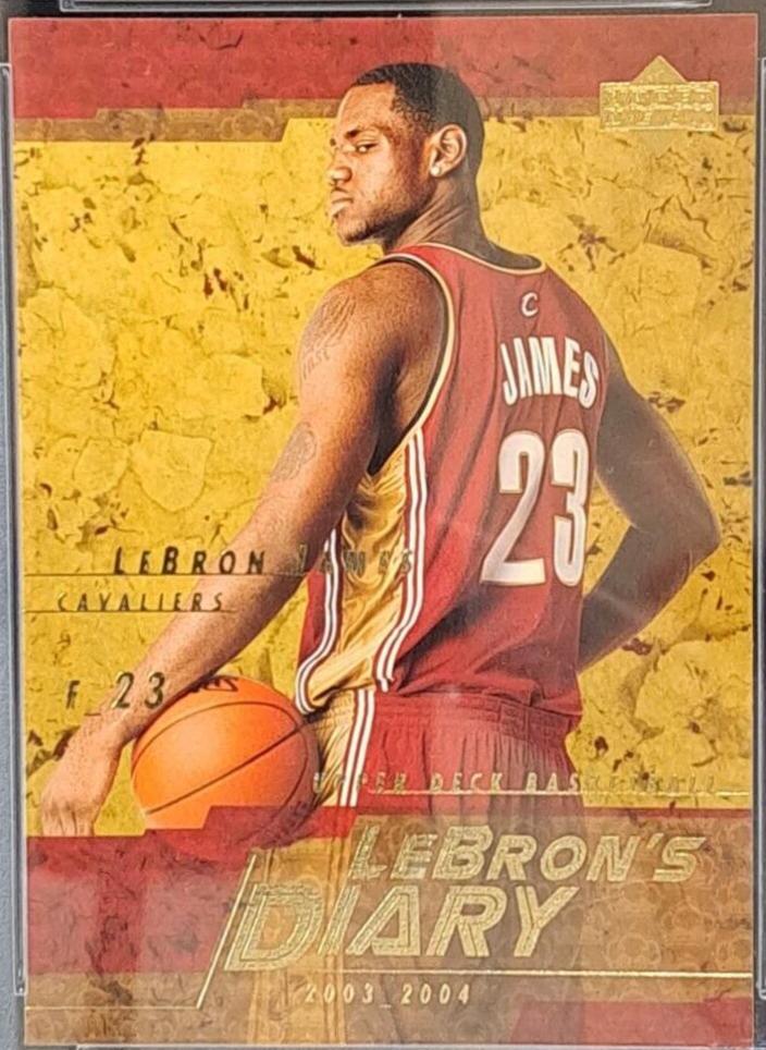 2003 Upper Deck Lebron's Diary LeBron James LeBron's Diary #LJ9 card