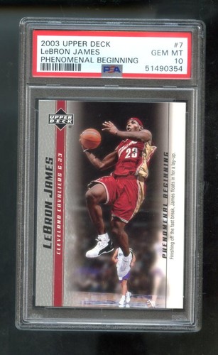 2003 Upper Deck Phenomenal Beginning LeBron James [2007 Cleveland National] #7 card