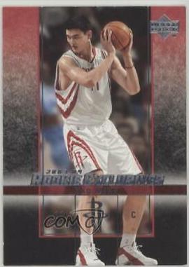2003 Upper Deck Rookie Exclusives Yao Ming #58 card