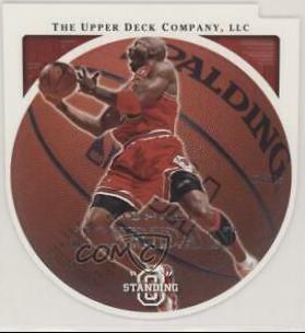2003 Upper Deck Standing O Michael Jordan [Die Cut, Embossed] #9 card