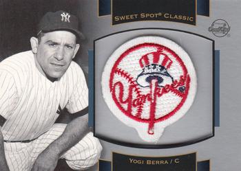2003 Upper Deck Sweet Spot Classic Patch Yogi Berra #P-YB1 card