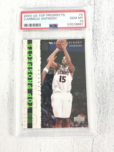 2003 Upper Deck Top Prospects Carmelo Anthony #5 card