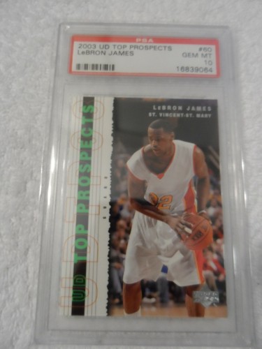 2003 Upper Deck Top Prospects LeBron James #60 card