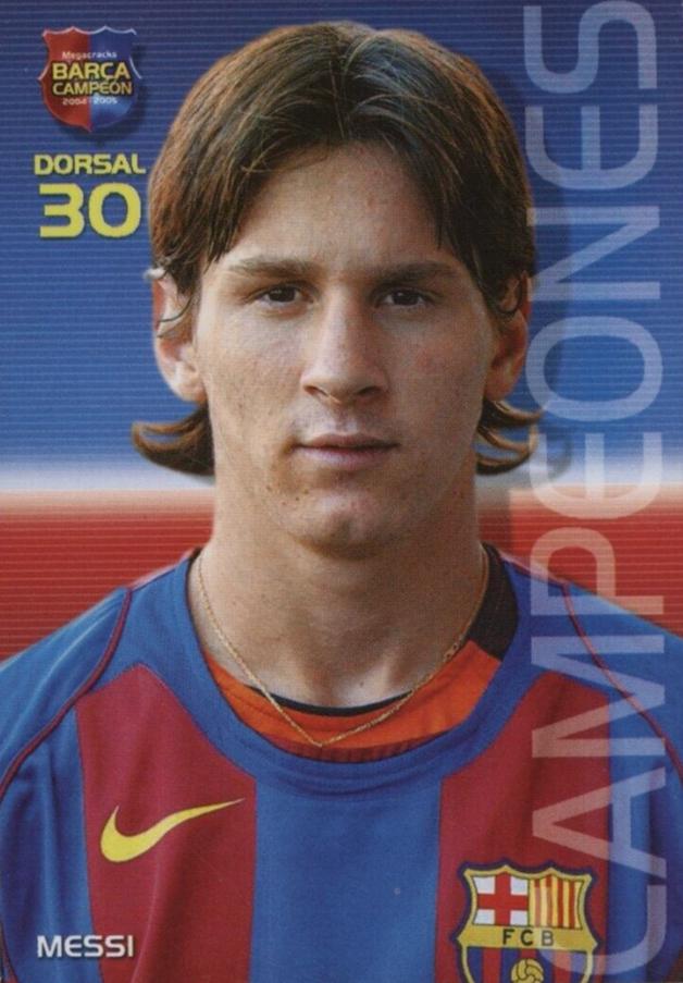 2004 Panini Sports Mega Cracks Barca Lionel Messi [Campio Catalan] #35 card