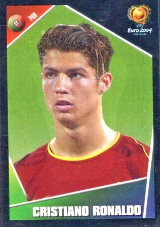 2004 Panini UEFA Euro Cristiano Ronaldo #23 card