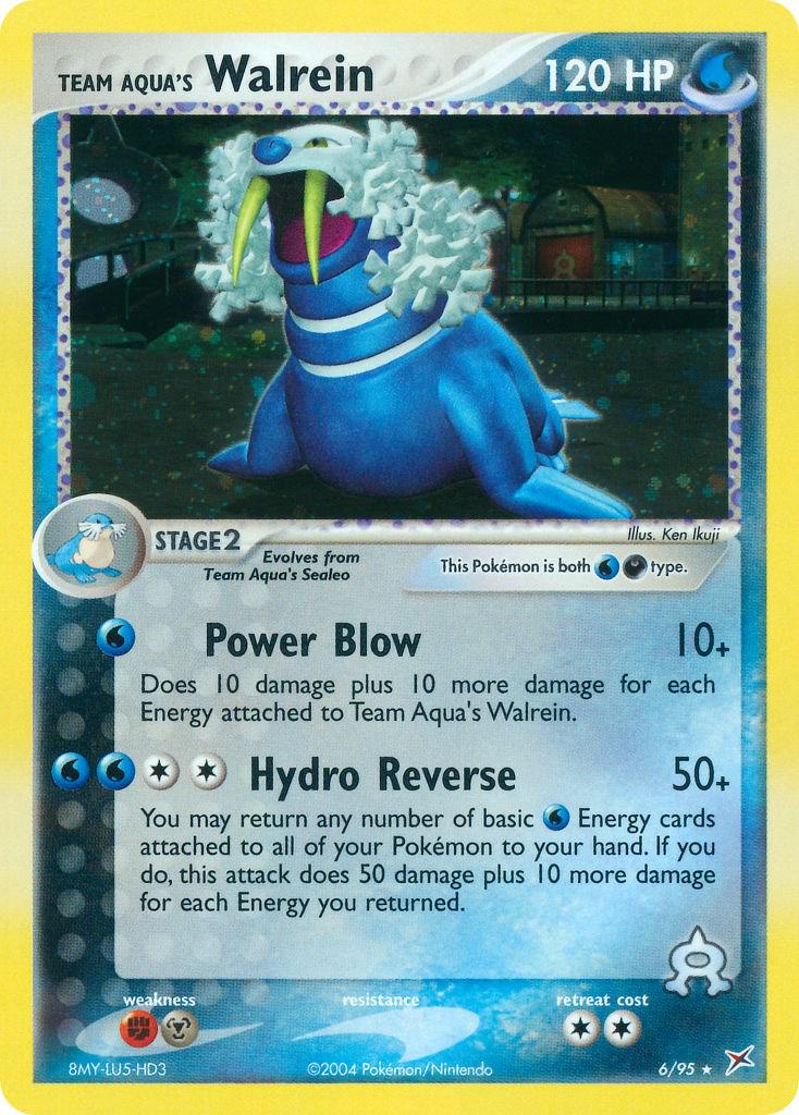 2004 Team Magma & Team Aqua Walrein #6 card