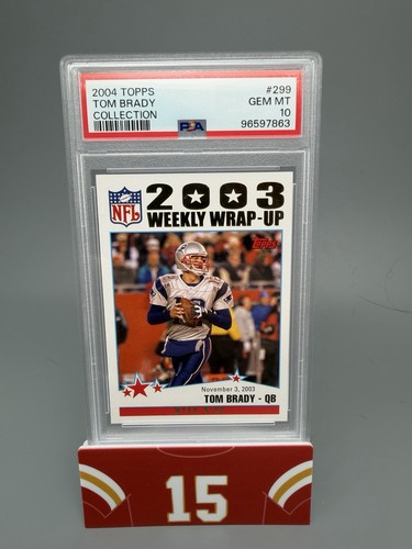 2004 Topps Tom Brady [Collection] #299 card