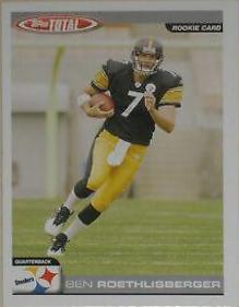 2004 Topps Total Ben Roethlisberger #375 card