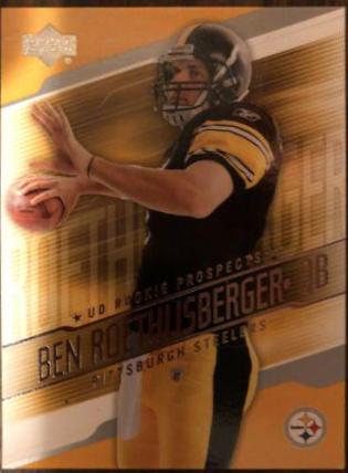 2004 Upper Deck Rookie Prospects Ben Roethlisberger #RP-BR card