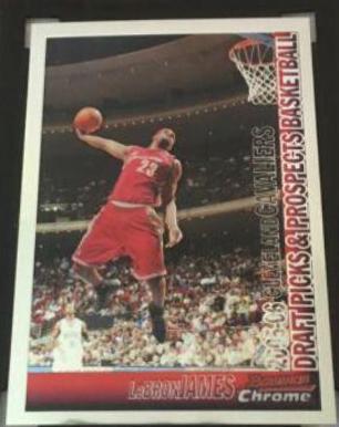 2005 Bowman LeBron James [Chrome] #23 card