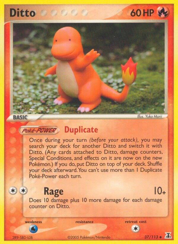 2005 Delta Species Ditto (Charmander) #37 card