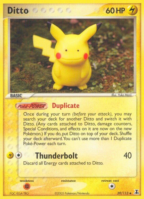 2005 Delta Species Ditto (Pikachu) #39 card