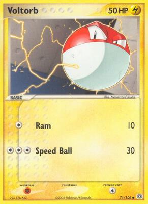 2005 Emerald Voltorb [Reverse Holo] #71 card