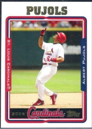 2005 Topps Albert Pujols #100 card