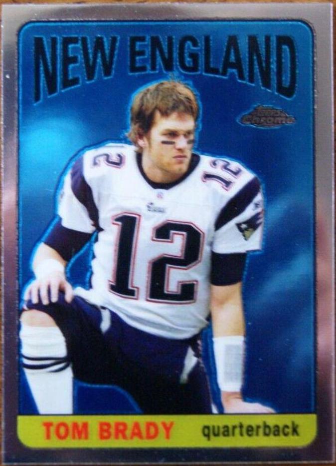 2005 Topps Chrome Throwbacks Tom Brady #TB10 card